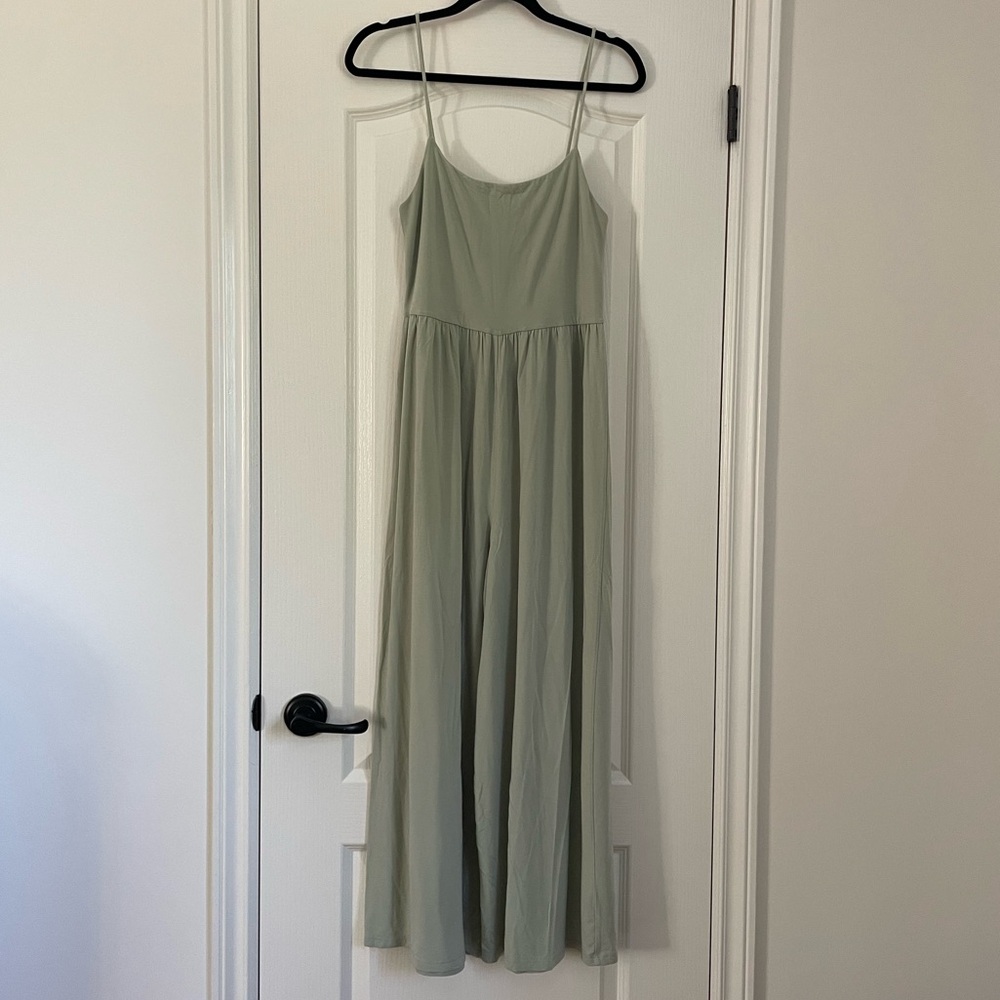 Aritzia Wilfred Sage Green Market Jumpsuit